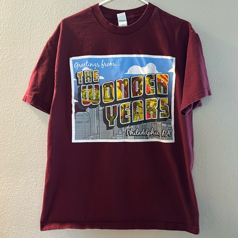 Vintage Large The Wonder Years Philadelphia Pennsylvania Short Sleeve T-Shirt